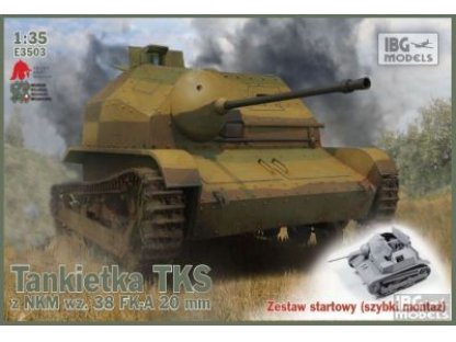 IBG 1/35 TKS Tankette w/ 20mm Gun w Easy tracks
