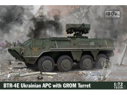 IBG 1/72 BTR-4E Ukrainian APC with GROM Turret