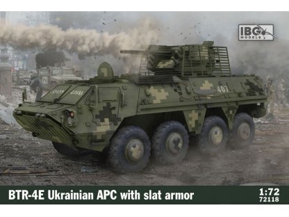 IBG 1/72 BTR-4E Ukrainian APC with Slat Armor