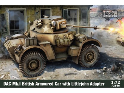 IBG 1/72 DAC Mk.I British Car with Littlejohn adapter