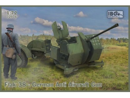 IBG 1/72 Flak 38 German AA gun ( 2 in box)