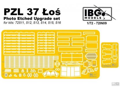 IBG 1/72 PZL-37 Los PE Upgrade SET for IBG