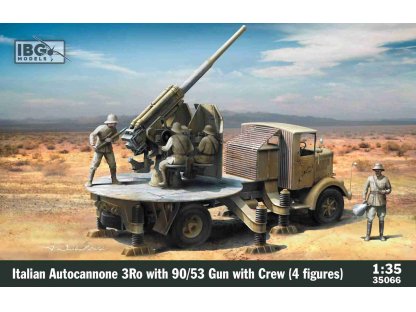 IBG 35066 1/35 Italian Autocannone 3Ro w/90/53 Gun w/Crew