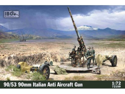 IBG 72159 1/72 90/53 90mm Italian Anti-Aircraft Gun 