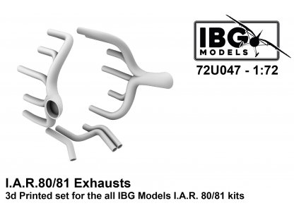 IBG 72U047 1/72 I.A.R.80/81 Exhuast for IBG