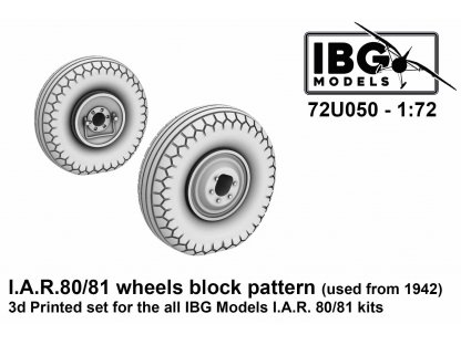 IBG 72U050 1/72 I.A.R.80/81 Wheels block pattern (used from 1942) for IBG 