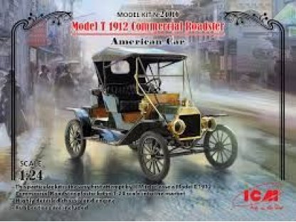 ICM 1/24 Model T 1912 Commercial Roadster American Car