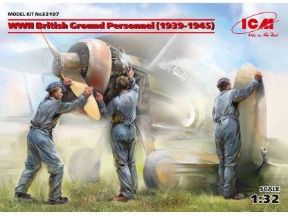 ICM 1/32 British Ground Personnel 1939-1945 3 fig.