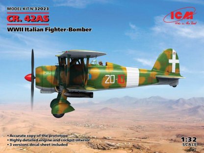 ICM 1/32 Fiat CR.42AS Italian Fighter-Bomber