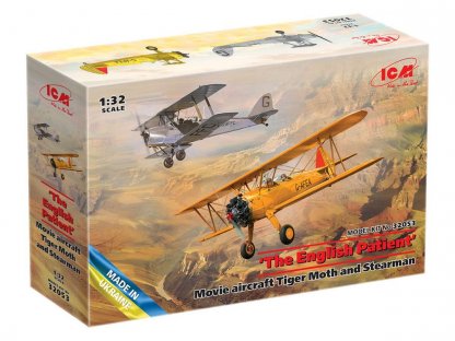 ICM 1/32 The English Patient, Movie aircraft Tiger Moth and Stearman