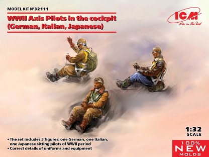 ICM 1/32 WWII Axis Pilots in the cockpit 3 fig