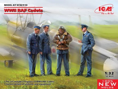 ICM 1/32 WWII RAF Cadets (100% new molds)