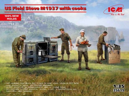 ICM 1/35 35619 US Field Stove M-1937 with cooks