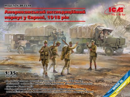 ICM 1/35 American Expedionatory Forces in Europe 1918...