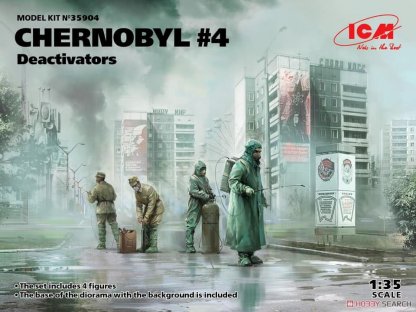 ICM 1/35 ChernobylNr.4. Deactivators (4 figures)