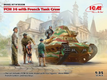 ICM 1/35 FCM 36 with French Tank Crew