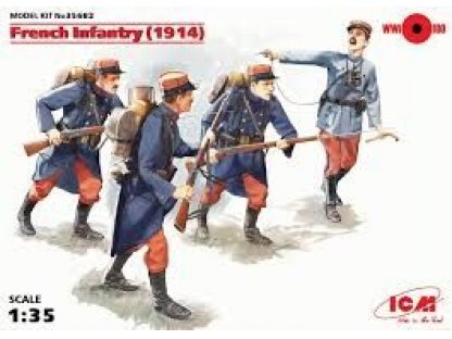 ICM 1/35 Franch Infantry 1914