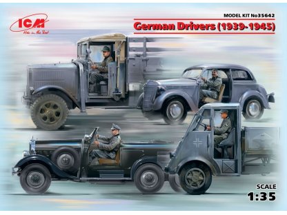 ICM 1/35 German Drivers (1939-1945 WWII) (4 figures)