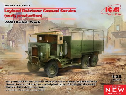 ICM 1/35 Leyland Retriever General Service (early production), WWII British Truck
