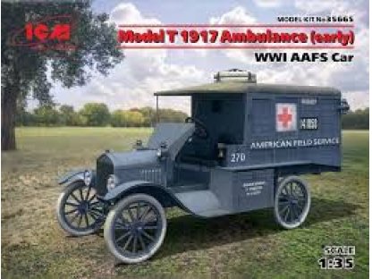 ICM 1/35 Model T 1917 Ambulance (early)
