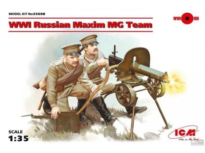 ICM 1/35 Russian MG Team WWI (2 fig.)