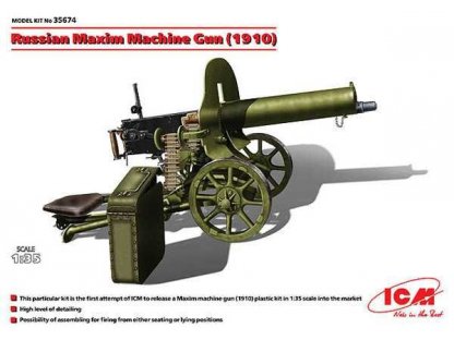 ICM 1/35 Soviet Maxim M.G.1910/30