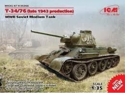 ICM 1/35 T-34/76 ( Late 1943 )