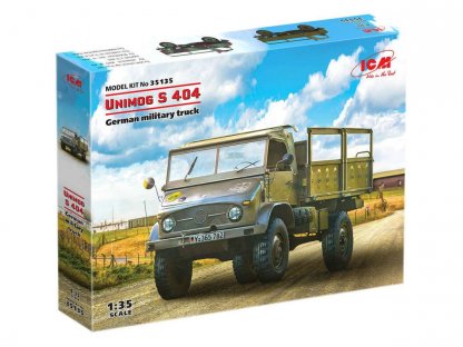 ICM 1/35 Unimog S 404, German military truck (100% new molds)