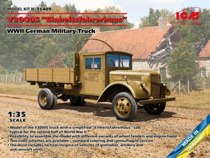 ICM 1/35 V3000S "Einheitsfahrerhaus" WWII German Military Truck
