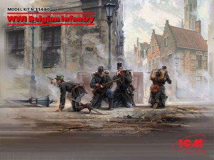 ICM 1/35 WWI Belgian Infantry (100% new molds)