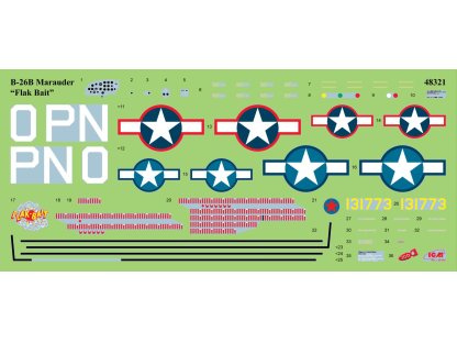 ICM 1/48 48321 B-26B Flak Bait, 322nd Bombardment Group