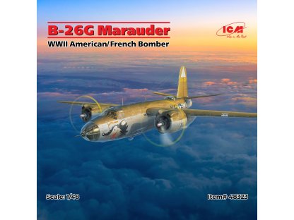 ICM 1/48 B-26G Marauder American/France Bomber WWII