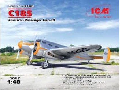 ICM 1/48 C18S American Passenger Aircraft (2x camo)