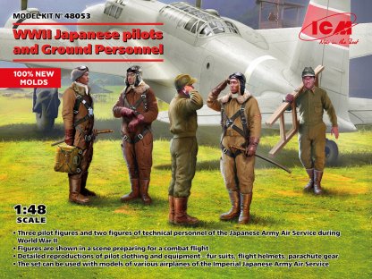 ICM 1/48 WWII Japanese Pilots and Ground Personnel