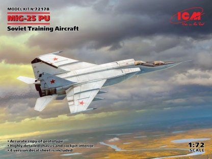 ICM 1/72 MiG-25PU, Soviet Training Aircraft