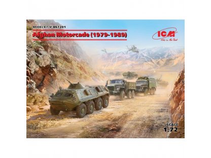 ICM 1/72 Soviet Afhgan Motorcade (1979-1989) 4-in-1