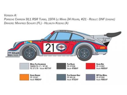 ITALERI 1/24 Porsche RSR 934