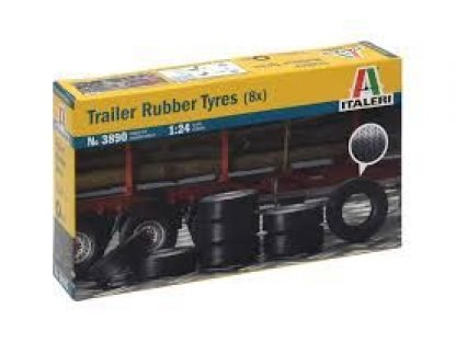 ITALERI 1/24 Trailer Rubber Tyres 8