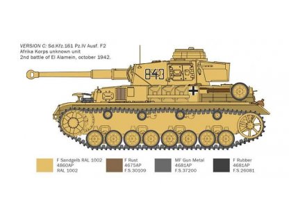 ITALERI 1/35 Pz.Kpfw.IV F1/F2/G With Afrika Korps Infantry