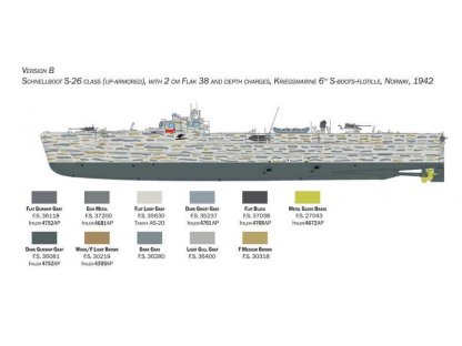 ITALERI 1/35 SCHNELLBOOT S-26/S-38