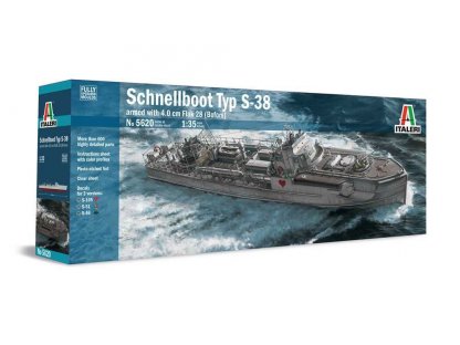 ITALERI 1/35 Schnellboot Typ S-38