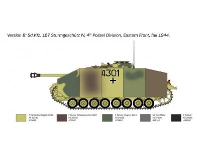 ITALERI 1/35 Sd.Kfz. 167 Sturmgeschütz IV