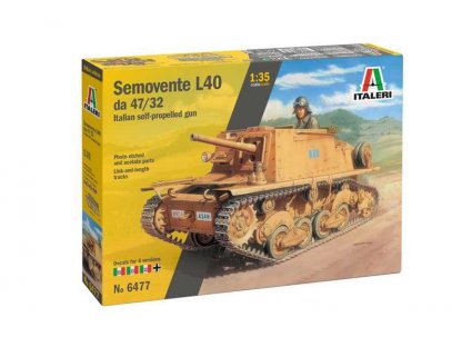 ITALERI 1/35 Semovente L40 da 47/32 Italian SPG