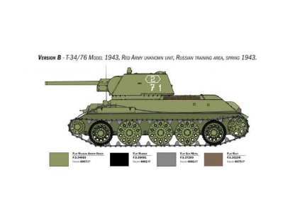 ITALERI 1/35 T-34/76 Mod. 43