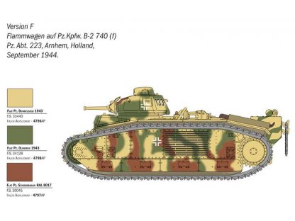 ITALERI 1/56 Char B1bis French Heavy tank