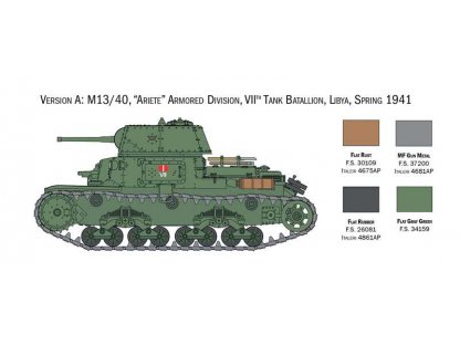 ITALERI 1/56 Italian tanks and semoventi 