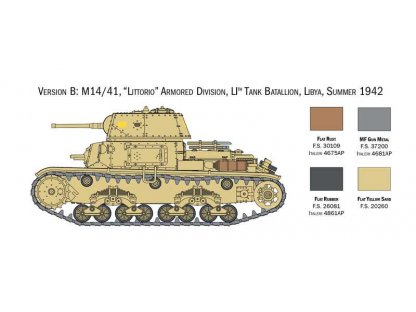 ITALERI 1/56 Italian tanks and semoventi 