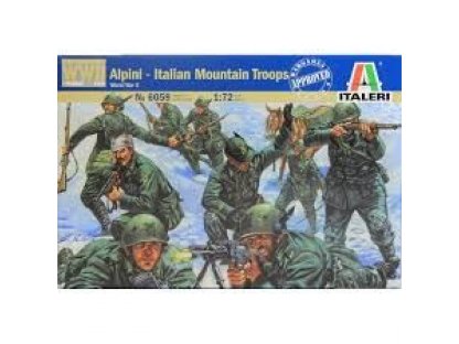 ITALERI 1/72 Alpini -Italian Mountain Troops WWII