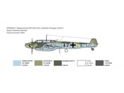 ITALERI 1/72 Bf-110 C3/C4 Zerstörer