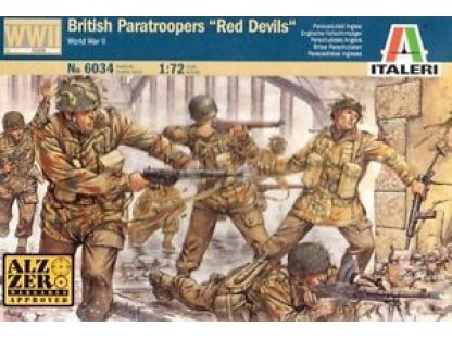 ITALERI 1/72 British Paratroopers Red Devils